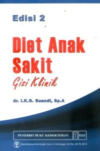 Image of Diet Anak Sakit:  Gizi Klinik ed. 2
