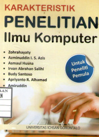 Image of Karakteristik Penelitian Ilmu Komputer