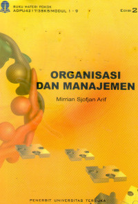 Image of Organisasi Dan Manajemen